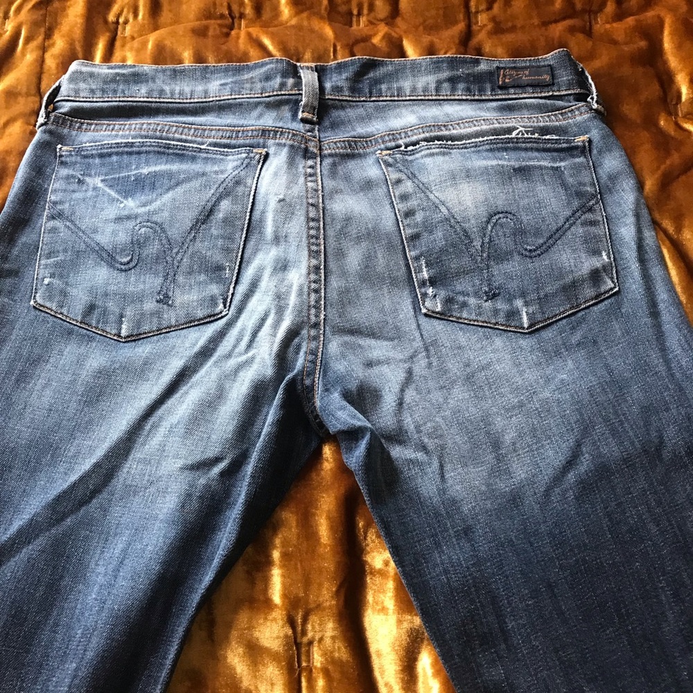 Citizens of Humanity low waist straight leg jeans